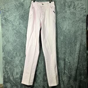 Rockies Straight Jeans Womens 28/7 Pink High Rise Cotton Denim Western 28x34.5
